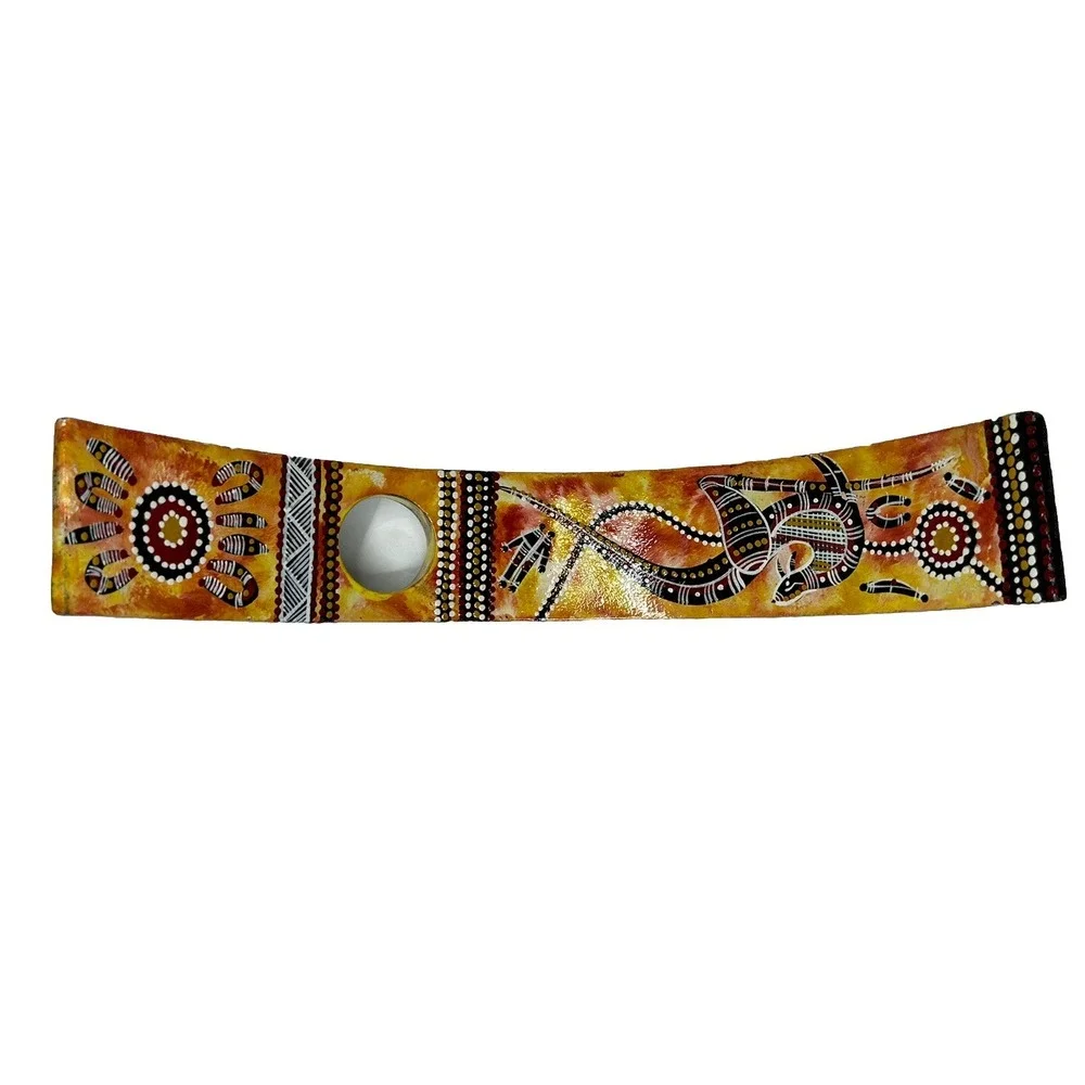 Birubi‎ Art Wine Bottle Holder Australia Souvenir Indigenous Aboriginal Art